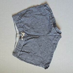 Crewcuts Girl's Checkered Shorts 100% Linen size 10